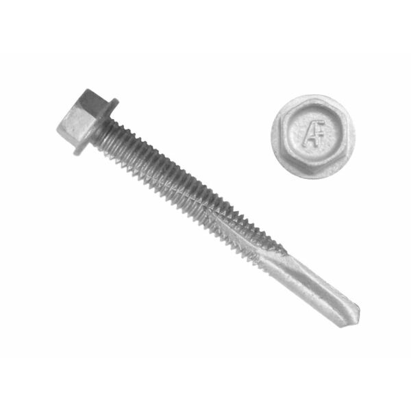 SD500 Hex Washer Head Self Drilling Screws - #5 Pt CliMax Coated