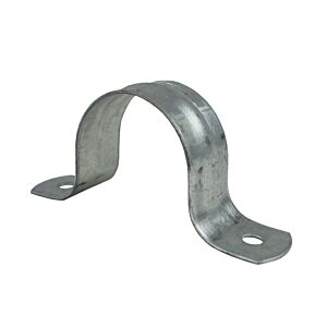 Pipe Straps PVC Coated Metal - 2 Hole