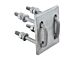 Ladder Mount Head Bracket Backing Plate Galvanized ASSEMBLED WITH HARDWARE