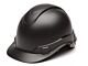 Cap Style Hard Hat 4-Point Standard Ratchet - Black Graphite Pattern 16/Ctn