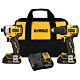 DCK278C2 ATOMIC 20V MAX Cordless Brushless Compact Drill/Impact Combo Kit (2-Tool) with (2) 1.3Ah Batteries, Charger & Bag