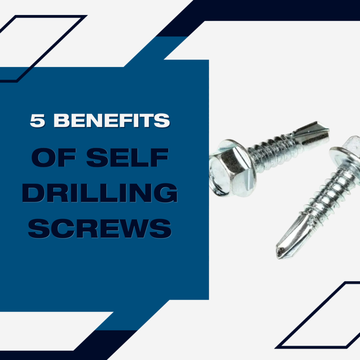 5 Benefits of Self Drilling Screws