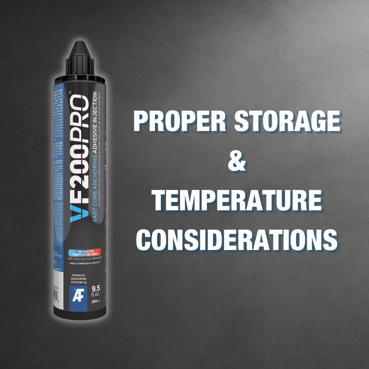Importance of Proper Storage and Temperature Considerations | Chemical Anchors